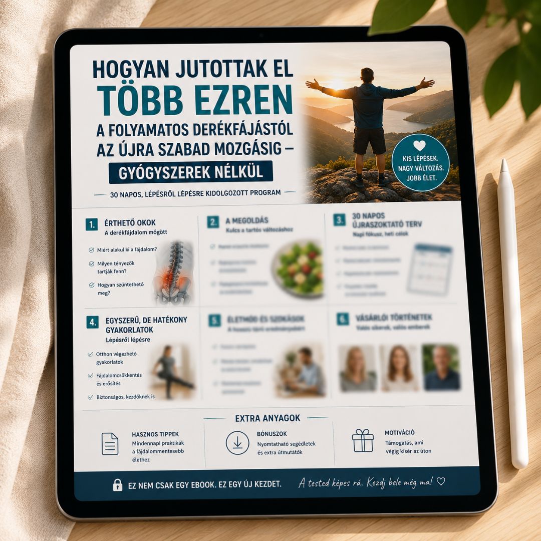 Hogyan Jutottak El Több Ezren A Folyamatos Derékfájástól Az Újra Szabad Mozgásig — Gyógyszerek Nélkül Ebook